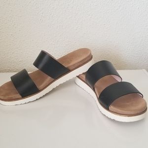 XOXO Dylan open toe slip-on platform sandal